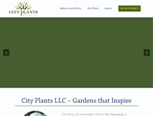 Tablet Screenshot of cityplantsllc.com